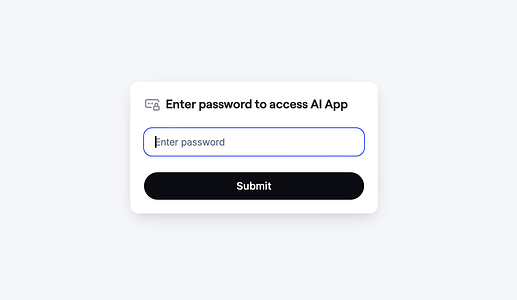 password